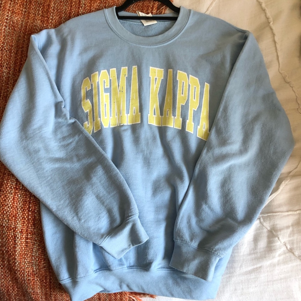 Baby Blue Sigma Kappa Crewneck!